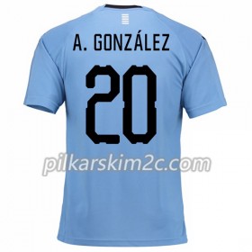 Koszulka Urugwaj A.Gonzalez 20 Główna Mistrzostwa Świata 2018 - Koszulki Piłkarskie